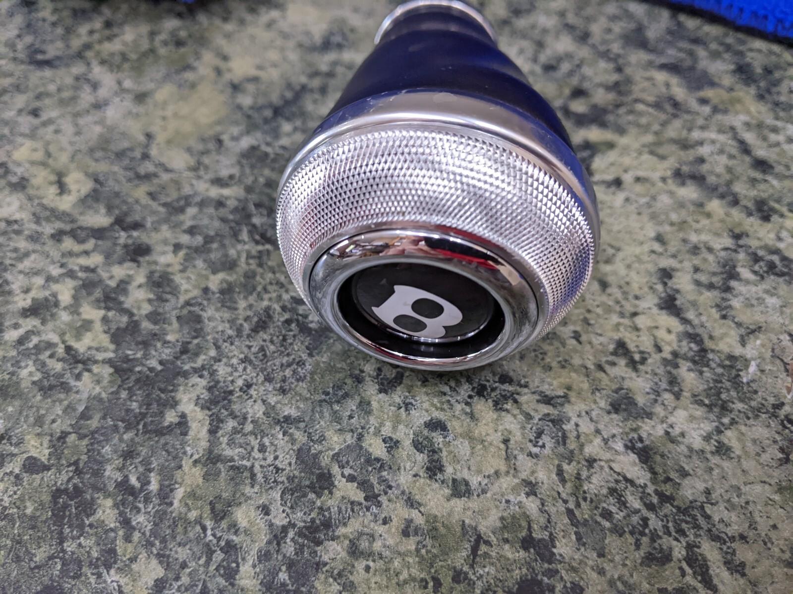 06-12 Bentley Flying Spur Automatic Shift Knob Aluminum dark blue sapphire