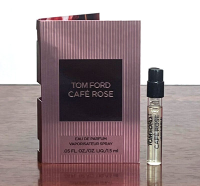 TOM FORD CAFE ROSE UNISEX 0.05oz / 1.5ml EDP Spray Sample NEW ON CARD