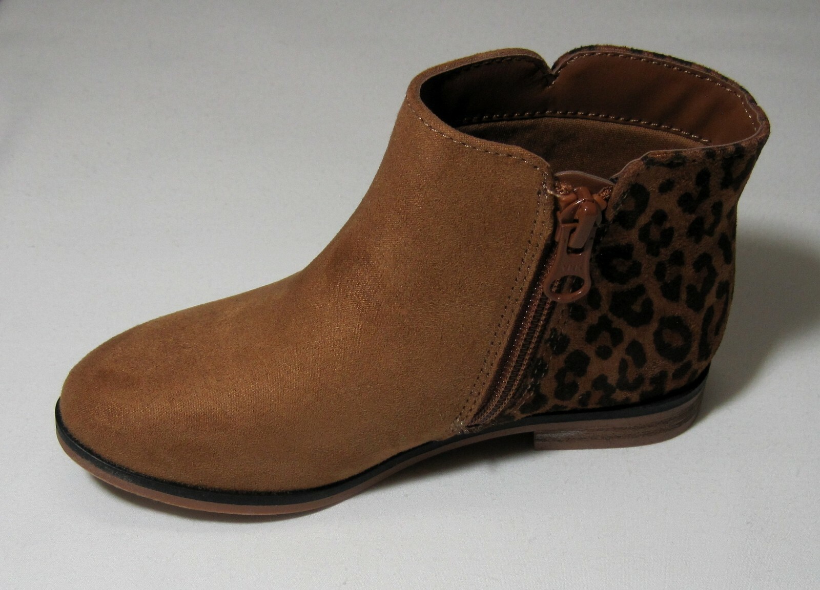 Toddler Girls Ankle Boots Leopard Print Cognac Brown NWT, Cat & Jack eBay