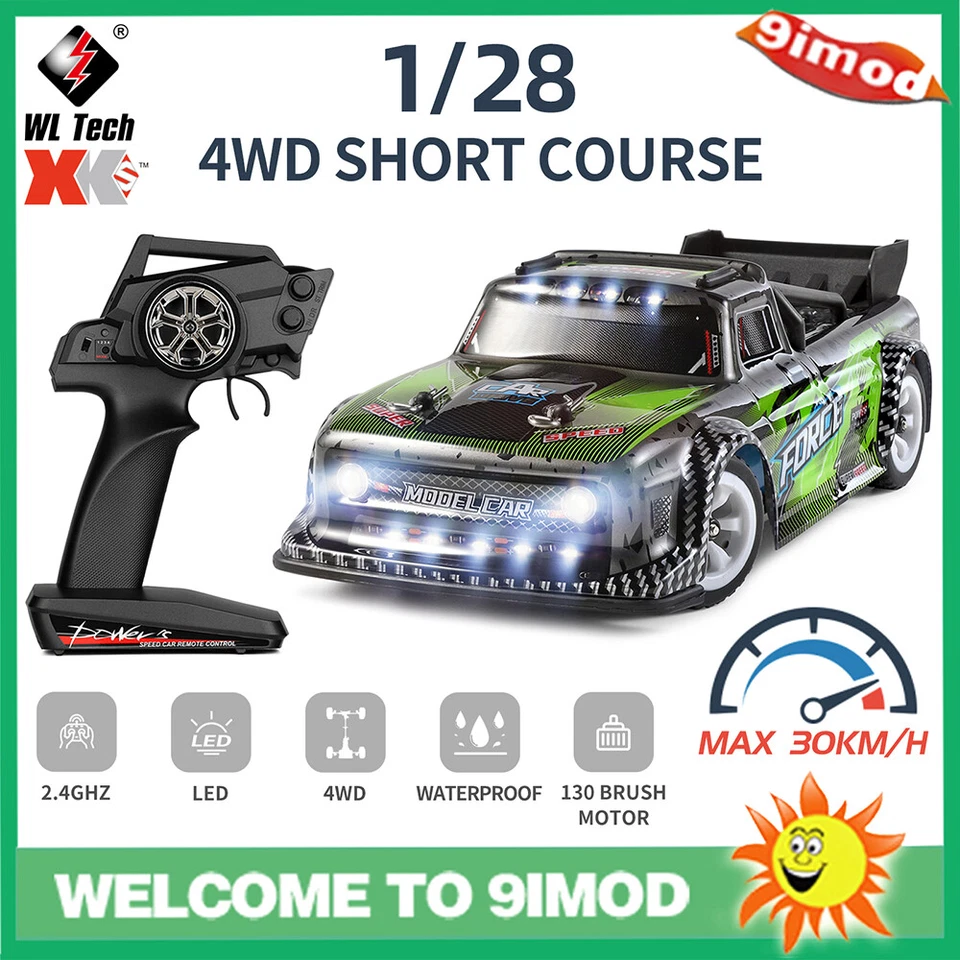 Wltoys 284131 1/28 2.4Ghz 4WD Short Course RC Car With Light 30km/h Kids Toys - Image 2 of 4