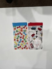 2 Pack Bundle Dog Lovers Bandana 22x22 In 100 Cotton For Human Or Canine Use