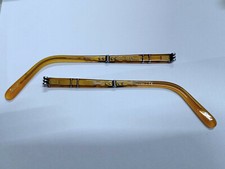 Coppia ASTE RICAMBIO giallo opale 204 PERSOL 714/SM 714SM STEVE MCQUEEN occhiali