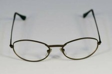 Fossil FIVE SPEED Matte Brown Metal Eyeglass Frames Designer Style Rx Eyewear