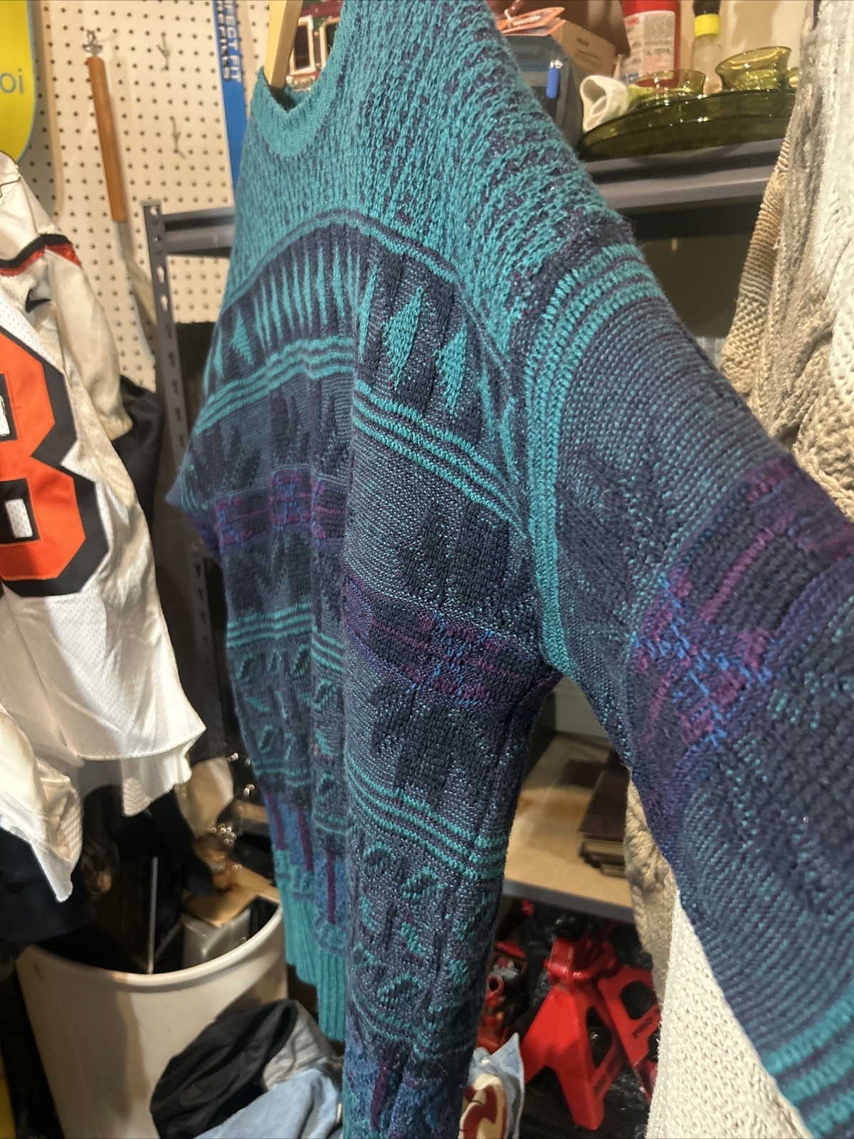 Vintage Pendleton Pull Over Sweater, Wool, Made I… - image 4