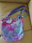 Fuchsia and Blue Hip Bag, Hand Dyed