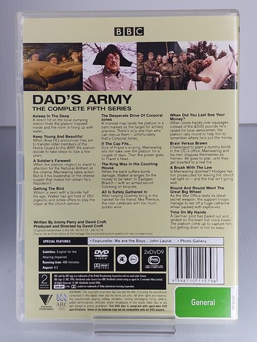 Dad's Army Series 5 DVD John Laurie - Picture 2 of 2