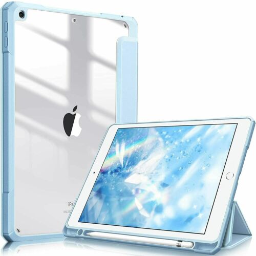 Slim Case For iPad 9th 8th 7th 10.2 inch Shockproof Cover with Clear Back Shell - Picture 10 of 26