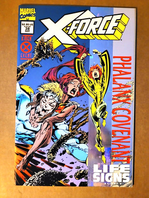 X-Force 38B Deluxe Holofoil Variant Phalanx Covenant High-Grade Marvel