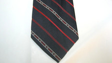 Ketch blue red striped tie 56 x 3 Necktie 15908