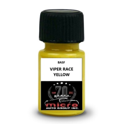 Dodge Viper Race Yellow YR Touch up Paint Kit With Brush 2 Oz SHIPS TODAY