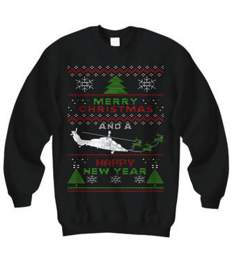 Eurocopter Tiger Ugly Christmas Sweater Sweatshirt - Sweatshirt