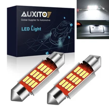 White 36MM C5W DE3423 Festoon LED Interior License Plate Dome Map Light Bulbs US