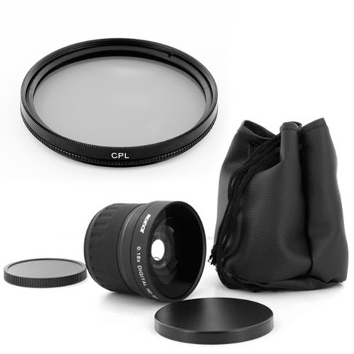 58mm Super Fish Eye 0.18x wide lens + CPL Filter for Canon EF 50mm f/1.8 II DSLR - Picture 1 of 1