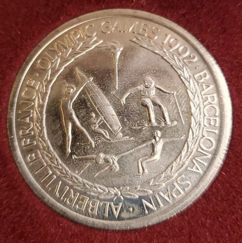 1992 TURKS & CAICOS ISL - MINT BU SET (3) - ALBERTVILLE & BARCELONA OLYMPICS - Image 3 of 4