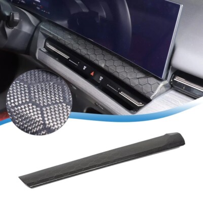 For BMW G60 Real Carbon Cover Multimedia Set Honeycomb Shape Carbon Fiber New