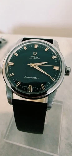 Omega Seamaster 2846-9SC automatic vintage watch (Green dial) 1958