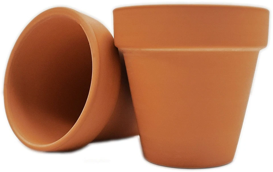 Набор из 48 терракотовых мини-цветочных горшков 2,5 x 2,5 дюйма для газона и сада! 2,5 дюйма x... - Изображение 3 из 4