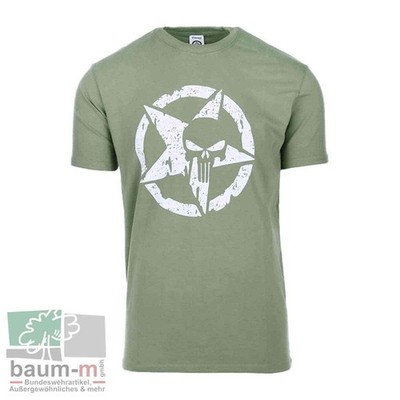T-Shirt Allied Star Punisher von Fostex Garments US Army Herren oliv