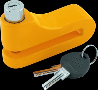 BikeMaster Bully Lock Disc Lock 10mm - Yellow 132250