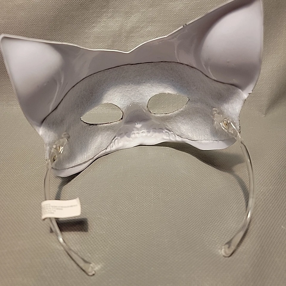 Day of the Dead Cat Costume Masquerade Mask with Eyeglass Arms 2014 - Image 3 of 4