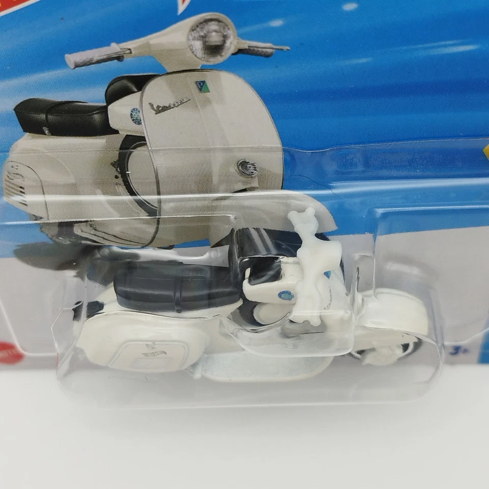 Hot Wheels Piaggio Vespa 90 SS Super Sprint 1966 – HW Moto 2025 – 1:64 - Neuf - Photo 3/4