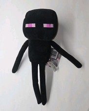 Mattel Minecraft Super Soft Enderman 14" Plush NWT Mojang Velvety Finish