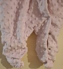 Kyle & Deena Pink Fleece Footed One-Piece Sleeper Snap Closure Bunny 3-6M — photo 3