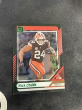 2024 Panini Clearly Donruss Nick Chubb Green /25 Cleveland Browns