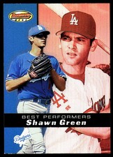 Shawn Green 2000 Bowman's Best #98 Dodgers MLB READ FREE SHIPPING AutographDen