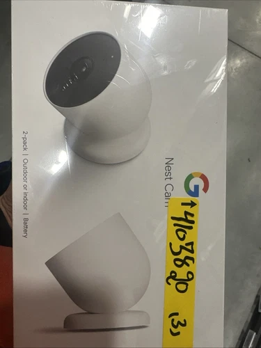 *NEW* Google Nest Cam Wireless Battery Indoor Outdoor 2-Pack *SEALED*