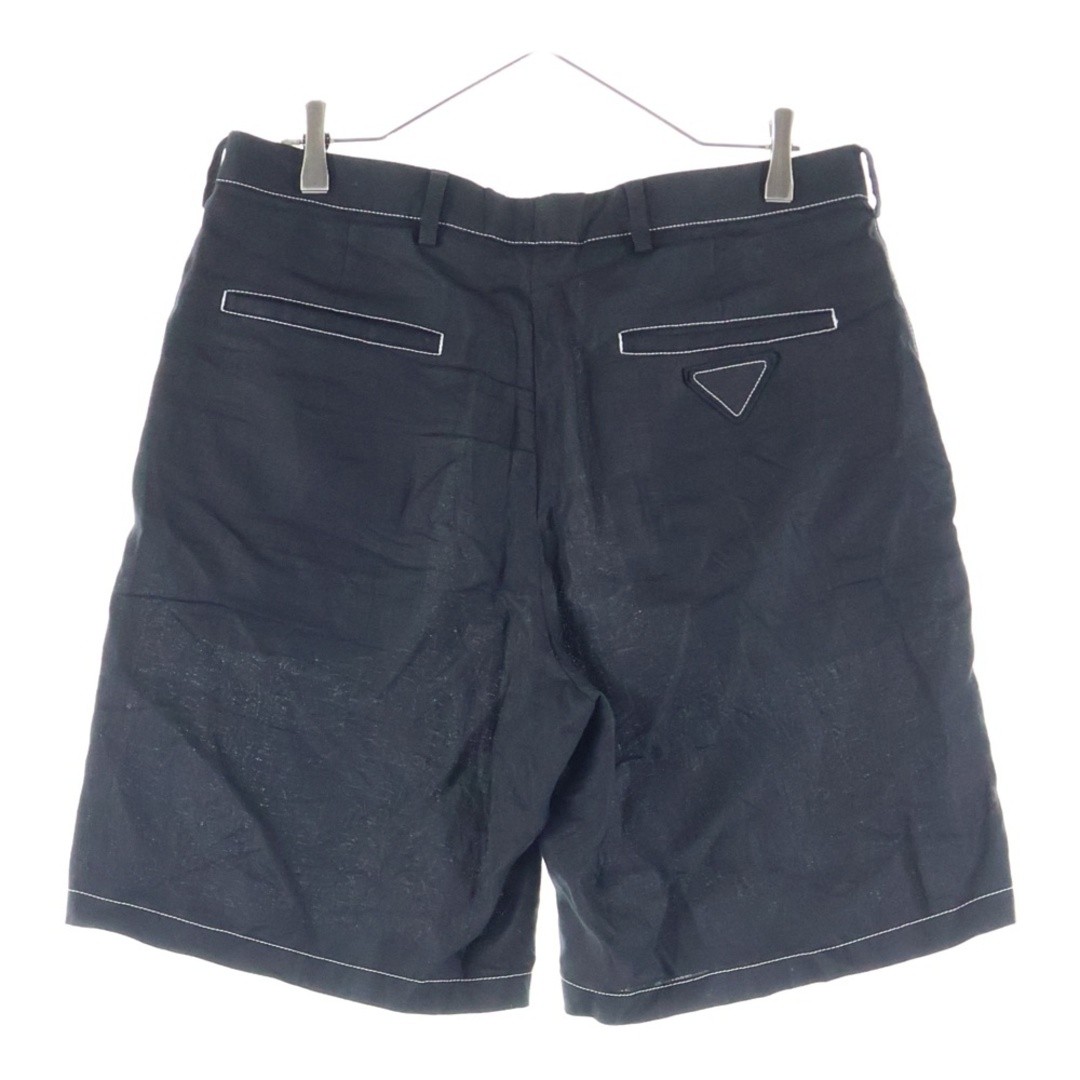 PRADA 25SS Linne Bermuda Shorts Short Black UP0323 Used 9d4672807c598bfaf0c7e2bf thumbnail 2