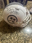 TJ Watt Signed Autographed Steelers Salute Service 3 Mini Helmet Beckett BAS