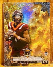 2024 Wild Card 7 Card Studs Kyron Drones Virginia Tech Hokies 1/2