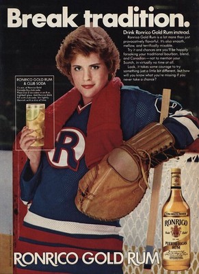 1981 Ronrico Gold Rum: Break Tradition Vintage Print Ad
