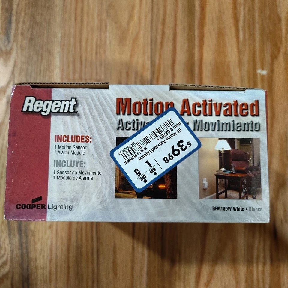 Regent Motion activated security alarm digital 180°  wireless NEW - Image 2 of 4