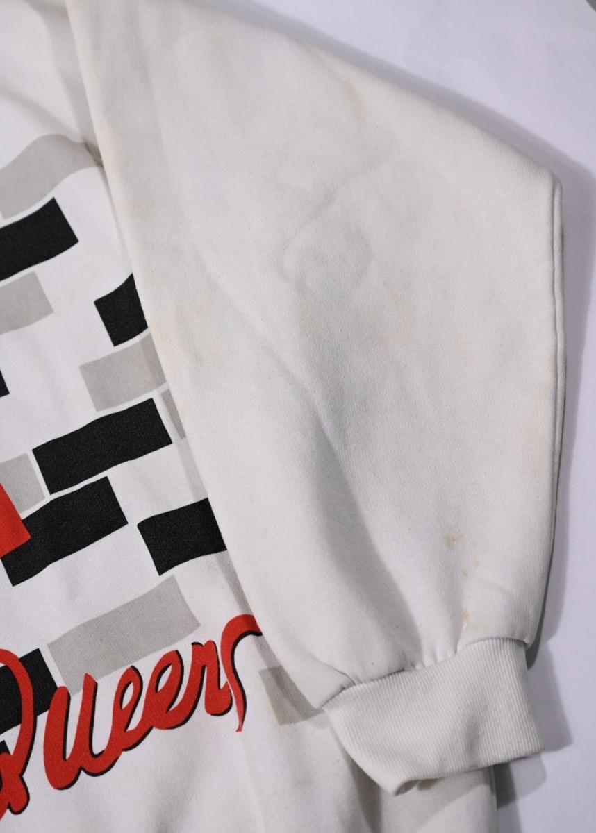 Adidas 1980s Vintage Run DMC Kings From Queens Sweatshirt in White