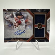 Royce Lewis 2022-23 Topps Museum Collection Dual Relic Auto 50/50