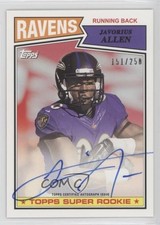 2015 Topps 1987 Super Rookie 151/250 Javorius Allen #87A-JAL Auto 0a7