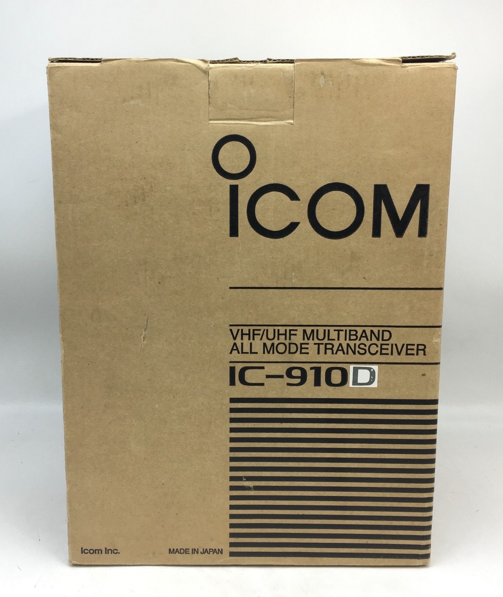 ICOM IC-910D 144/430MHz All Mode Transceiver w/Mic etc. Tested