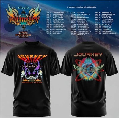 HOT! Journey Final Frontier 2026 Tour Special Edition Fan T-Shirt Size S-4XL
