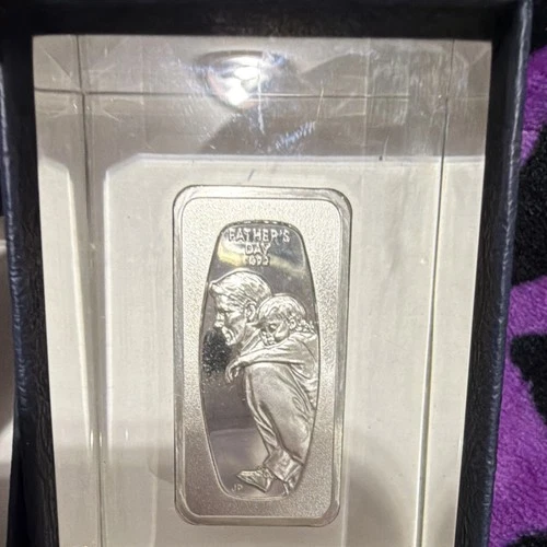 New Listing1972 Father’s Day 1000 Grains .925 Sterling Silver Bar