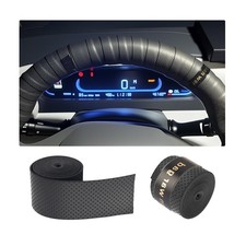 2PCS 3.4Ft Leather Steering Wheel Wrap Tape,Breathable Car Steering Wheel Tap...