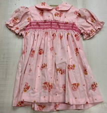Vintage 1980's Strawberry Shortcake Girls Dress 12 Months 2T Cottage