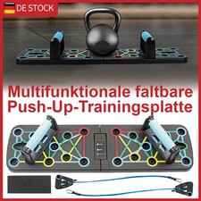 20-in-1 Liegestützebrett Push Up Board inkl. Widerstandsbänder Liegestütze Brett