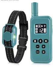 Training collar for small dogs or cats with remote