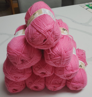 LOT OF 10 Zeeman Yarn Supersoft Lot Pink color 30 total 500 grams