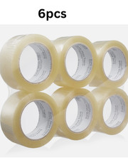 6pcs Packing Tape for Moving and Sealing Boxes, Clear, 1.9 in x 60.3 Yards,