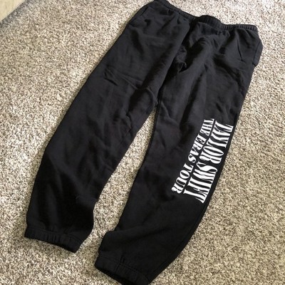 Taylor Swift The Eras Tour Black Jogger Sweatpants Official Tour Merch 3XL FLAWS