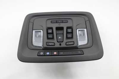 2019 - 2022 GMC SIERRA 1500 FRONT ROOF OVERHEAD CONSOLE OEM 84608543 BLACK_HVH