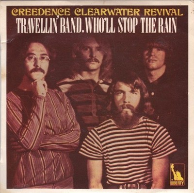 Creedence Clearwater Revival - Travellin' Band / Who'll Stop The Rain (7'', EP) (